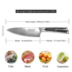 6.5 Inch Kitchen Cutlery Japanese Knife Damascus